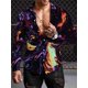 thumbnail image 1 of Camisa de hombre Y2K de verano , camisas con estampado 3D a la moda, camisa informal de manga larga de gran tamaño, camisetas ajustadas, ropa, 1 of 6