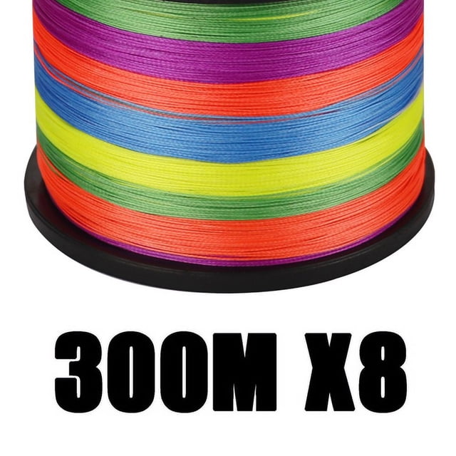 Ligne de Pêche Tressée Spectra pe X8 300m Super Résistante 10LB-80LB Ligne de Pêche Multifilament Ligne de Pêche à la Carpe Ligne pesca Multicolore 8 Brins 40LB 3.0