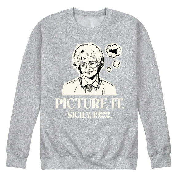 Golden Girls - Picture It Sicily - Men's Crew Neck Fleece Pullover