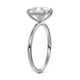 thumbnail image 3 of Bella Jewel 14K White Gold Plated Rings Gift - 2.3 Ct Princess Cut Lab Diamond Ring - Solitaire Silver Beautiful Special Occasion Ring - Engagement Wedding Ring for Women's - Causal Office Wear Ring, 3 of 4