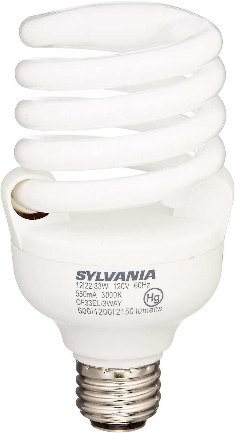 Sylvania 29913 Compact Fluorescent Light replacement for 3-way lamps using  12/22/33-Watt - Walmart.com, image size:817x1500
