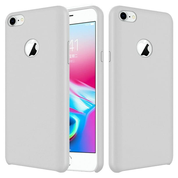 For Apple Iphone Se2 87 Soft Silicone Gel Skin Cover Case White Walmart Com Walmart Com
