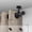 Black, variant on 1 in. Dia. Leo Ceiling Curtain Rod, Black - 160-240 in.