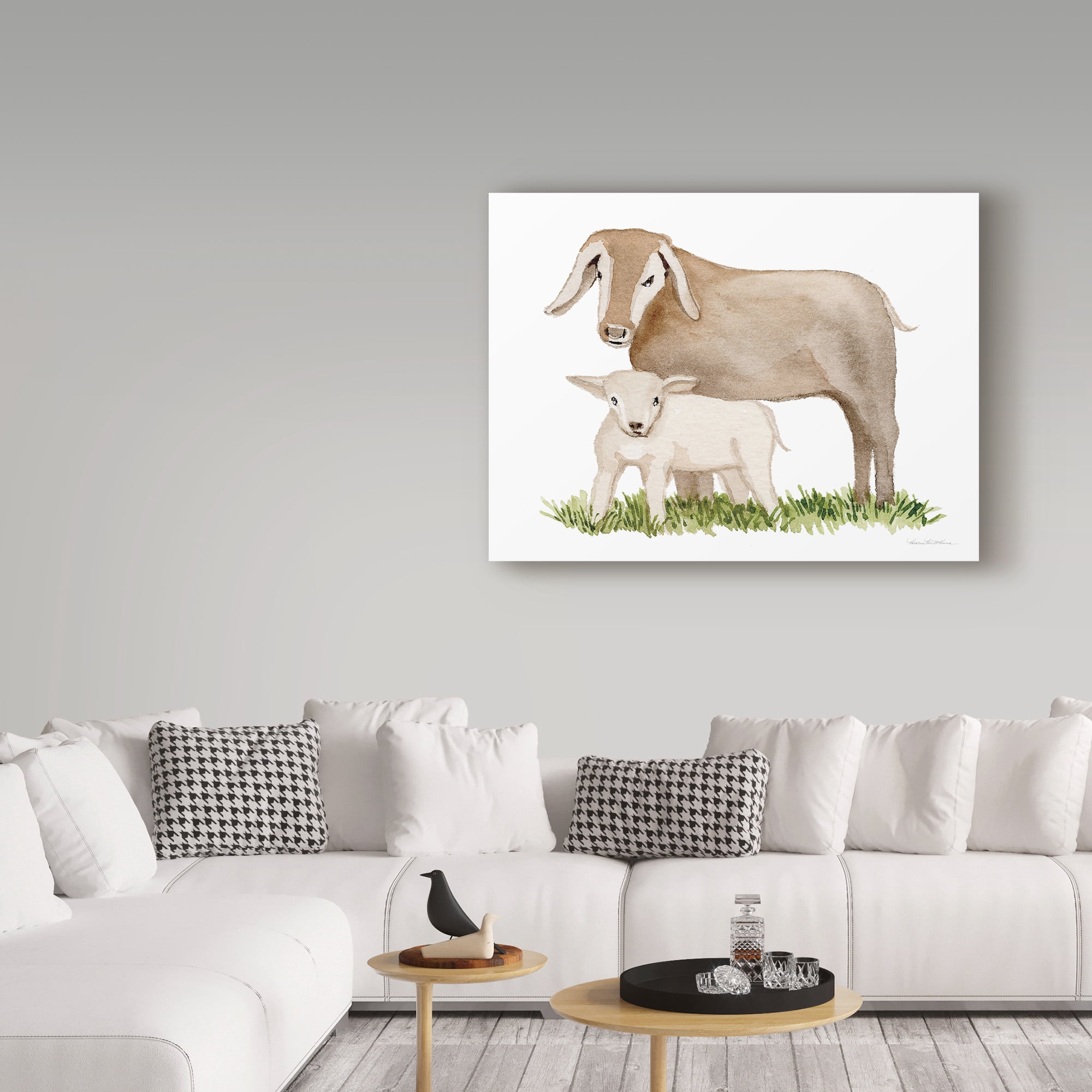 Trademark Fine Art 'Life on the Farm Animal Element II' Canvas Art by Kathleen Parr McKenna