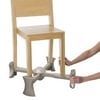 KABOOST Booster Seat for Dining, Natural - Goes Under the Chair - Portable Chair Booster for Toddlers