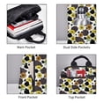thumbnail image 5 of Daiia Black Cow Sunflowers School Backpack for Men and Women Lightweight Backpack Durable Backpack Water-Resistant,Travel,Work Bag, 5 of 9