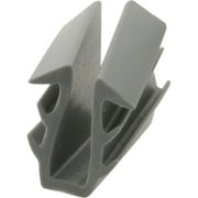 Glass Retaining Spline, Glazing U-Channel, Gray Vinyl, 1000 ft. per roll.