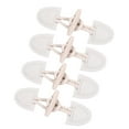 thumbnail image 4 of 4 botones de alternancia para abrigos, accesorios, botones sencillos para prendas de vestir, de cuero sintético, prácticos. Blanco, 4 of 9