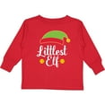 thumbnail image 3 of Inktastic Christmas Littlest Elf Holiday Boys or Girls Long Sleeve Toddler T-Shirt, 3 of 5