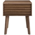 thumbnail image 5 of Allora Mid-Century 1 Drawer Nightstand in Walnut, 5 of 9