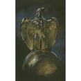 thumbnail image 2 of Edwin Austin Abbey 13x18 Gold Ornate Wood Frame and Double Matted Museum Art Print Titled - Study for the Eagle Column Decoration in ‘Apotheosis of Pennsylvania’ Mural at the State Capitol B, 2 of 4