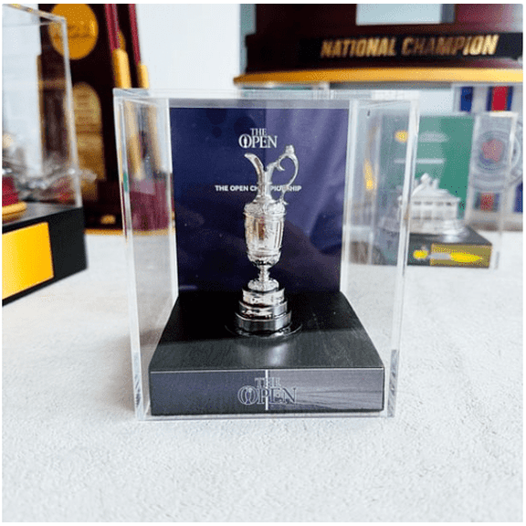 Scottie Scheffler The Open Championship Trophy 8 cm Metal Trophy with Display Case, Christmas Halloween Gifts.