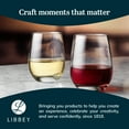 thumbnail image 5 of Libbey 231 Stemless Wine Glasses Set of 12, Clear, Restaurant Quality Red and White Wine Glasses, Drinking Glasses Set for Large Gatherings and Events, 5 of 5