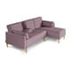 thumbnail image 4 of Sala Modular Reversible De Lino Palo de Rosa Modelo Carlton, 4 of 13