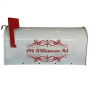 VWAQ Mailbox Personalized Address Decal Set