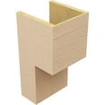thumbnail image 5 of 10"W x 10"D x 20"H Wide Chapel Hill Rough Cedar Woodgrain TimberThane Corbel, Primed Tan, 5 of 6