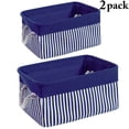 thumbnail image 3 of Coofit 2 Pcs Bac de Rangement Panier de Rangement Créatif Organisateur Bac avec Poignée pour Vêtements, 3 of 10