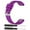 purple, variant on Silicone Watch Wrist Strap, 26Mm Wide Textured Watch Wrist Strap, Universal Size Non-Slip Grain Surface Wrist Band, Waterproof Sweatproof Thickened Silicone Suitable