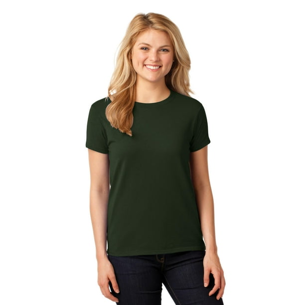 Gildan Women's 100 Percent Cotton Short Sleeve T-Shirt 5000L - Walmart.com