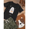 thumbnail image 3 of Funny Ghost Doodle Trick O Treat T-Shirt Toddler -Image by Shutterstock,  4 Toddler, 3 of 4