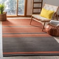 thumbnail image 4 of SAFAVIEH Kilim Aylmer Striped Wool Area Rug, Brown/Ivory, 9' x 12', 4 of 5