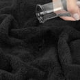 thumbnail image 6 of American Soft Linen Luxury Turkish Hand Towel Set, 100% Cotton 4 Piece Hand Face Towels for Bathroom and Kitchen, Black, 6 of 10