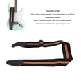 thumbnail image 3 of Correa Para Guitarra, Correa Para Guitarra Acústica, Suave Y Cómoda, Correa Para Guitarra Eléctrica Acústica De Longitud Ajustable, Duradera Y Confiable, Para Bajo, Guitarras, 3 of 7