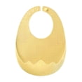 thumbnail image 3 of Babero De Alimentación Para Bebé, Protección De Tela, Banda Para El Cuello, Unisex, Lavable, Amarillo Claro Macarena  babero de manga larga, 3 of 8