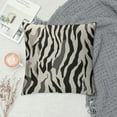 thumbnail image 2 of Jiayy  Throw Pillow Cover Black White and Gray Stripe Animal Print Skin Abstract Art Fashion Style Rectangular Throw Pillow Covers for Couch Sofa Home Decor, 2 of 5