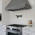 thumbnail image 6 of Akicon 36 Inch Range Hood Insert, Stainless Steel 6" Ducted Insert/Built-in Kitchen Vent Hood with 600 CFM Suction, Dimmable LED Lights and Dishwasher Safe Filters, 3 Speed, Warm White, 6 of 8