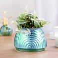 thumbnail image 3 of Ribbed Metal Planter, 3 of 4