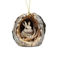 thumbnail image 4 of Animal Acorn Ornaments – Cozy Woodland Christmas Ornaments, 2026 New Pine Cone Animal Decoration, Acrylic Hanging Animal Figurines, Personalized Xmas Tree Décor for Animal Lovers (12Pc/3.14"), 4 of 9