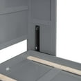 thumbnail image 6 of 72"H Gray Full Size Murphy Bed (Reversible Wardrobe+2 Drawers – Fold-Down Space-Saving, Top Shelf, 107.5"L), 6 of 27