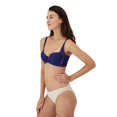 thumbnail image 3 of Brasier Liso - Side Smoothing Espalda en U Soporte Cómodo Playtex - Modelo 52119 - Estilo Moldeador - Color Azul Marino - Talla 34B, 3 of 5