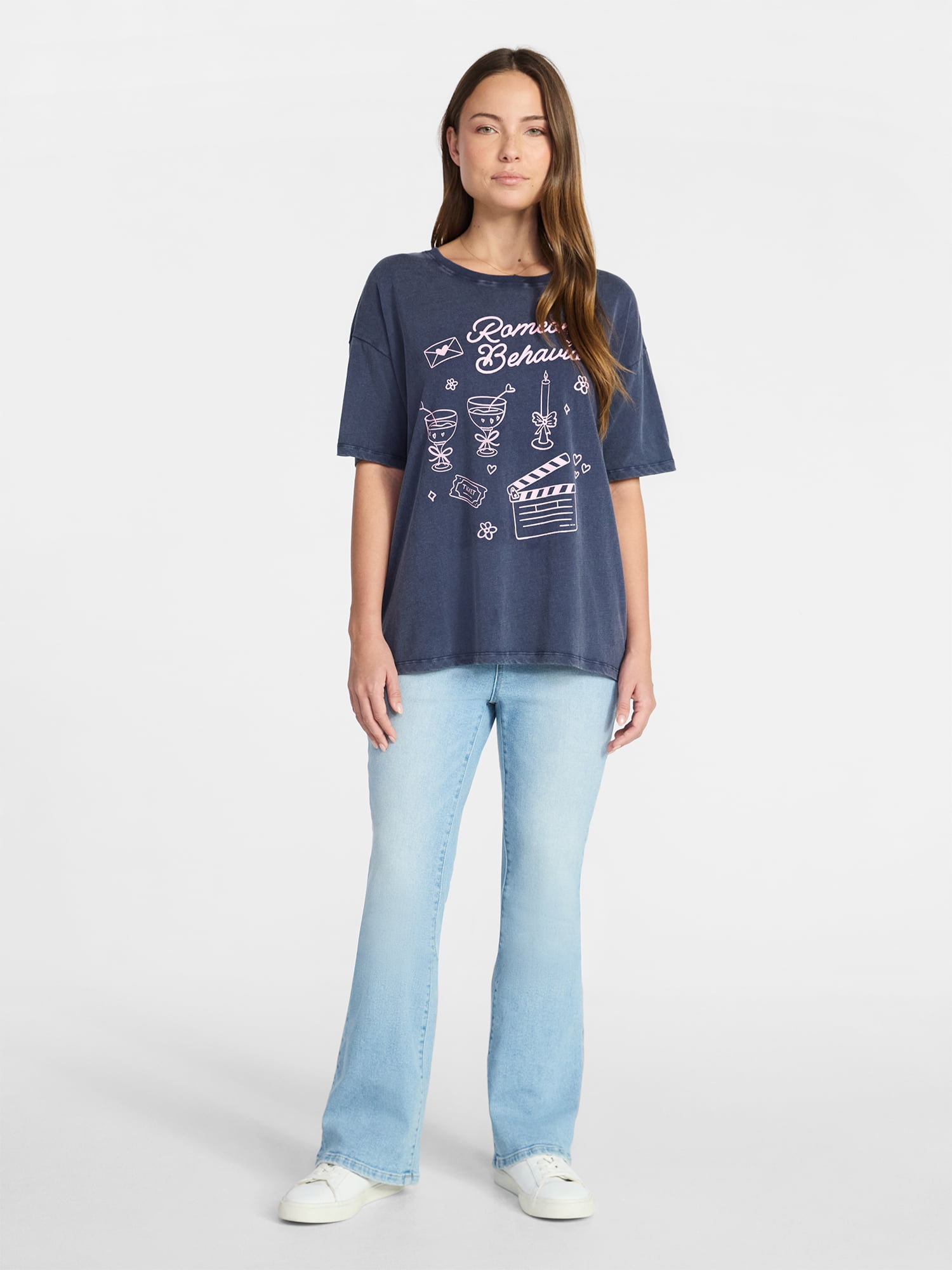 Valentine's Day Women's Romcom Graphic Tee from Way to Celebrate, Sizes S-XXXL