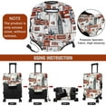 thumbnail image 3 of Luggage Cover Protector Travel Suitcase Covers Protective Skin for Carry On Baggage Fit 18-20 Inch Luggage, 3 of 6