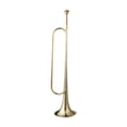 thumbnail image 3 of Yinanstore B Flat Bugle Scouting Trumpet Bugle Portable Musical Instrument Trumpet Young Team Bugle for Orchestra Stage Performance Kids, 3 of 8