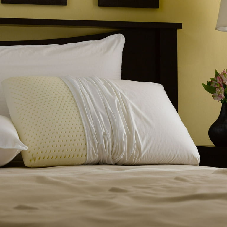 Luxury Restful Nights Even Form Latex Pillow Drop Ship Queen Queen