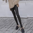 thumbnail image 6 of 50%&nbsp;off&nbsp;or&nbsp;more Soft Clouds Fleece Leggings, Casual Warm Winter Solid Pants Fleece Lined Leggings for Women, 6 of 6