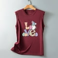thumbnail image 5 of Babysbule Womens Summer Top Easter Fashion Women's Casual Sleeveless Printed Ladies Sweatshirts Tops Vest, 5 of 6