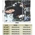 thumbnail image 3 of Norman Reedus Blanket Bedding Fleece Blanket Daryl Dixon Soft Throw Blankets Lightweight Anti-Static Blanket - 3 Sizes, 3 of 5