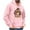 Pink, variant on VBTAPA Mens Thanksgiving Hoodie Funny Turkey Print Hooded Sweatshirt Novelty Holiday Graphic Hoodies Long Sleeve Drawstring Pullover Sweatshirts with Kangaroo Pocket Today Black M