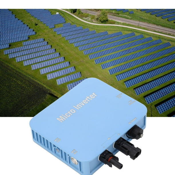Inversor Conectado A La Red, aleación De Aluminio 120V 230V Reconocimiento Automático Micro MPPT Inversor Solar Enchufe Estadounidense IP65 Para Fábrica