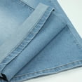 thumbnail image 6 of KIDSCOOL SPACE Girls Flare Jeans,Little Big Girl High Stretch Wide Leg Denim Pants,LightBlue,6-7 Years, 6 of 6