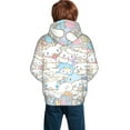 thumbnail image 6 of Cinnamoroll Youth Hoodie Long Sleeve Pullover Casual Sweatshirt Hooded Boys Girls, 6 of 9