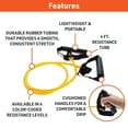thumbnail image 6 of Body Sport Studio Series Resistance Tubes with Cushioned, Foam Handles - 4 ft Light Resistance Bands for Toning, Strengthening, Stretching, Rehabilitation, and Mobility (Bulk Packaging), 6 of 6