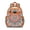 Orange-84, variant on Vintage Floral Geometric Pattern Toddler Backpack Adjustable Padded Straps Chest Strap Water-Resistant Bookbag