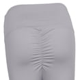 thumbnail image 3 of Polainas de gimnasio de Yoga Colco Cadera Push Up Leggings deportivos de compresión gris, 3 of 8