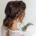 thumbnail image 3 of Unique Bargains Marble Texture Bow Hair Clips Multicolor 4 Pcs, 3 of 7