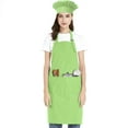 thumbnail image 2 of TOPTIE Ensemble de Toque de Chef Ajustable en Toile de Coton pour Adultes, Hommes et Femmes, 2 of 7